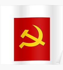 communist flag Poster