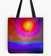 Moon and Sea Tote Bag