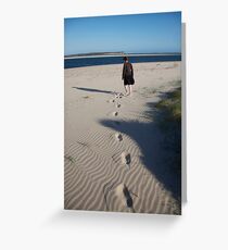 peoplescapes #183, footsteps Greeting Card