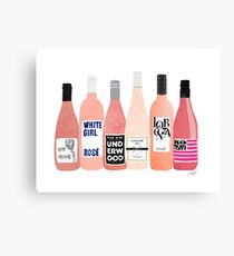Rose Bottles Canvas Print