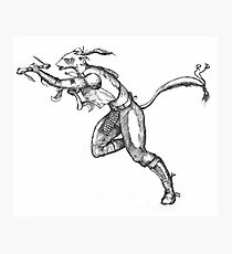 A Ferret Goes to War Photographic Print