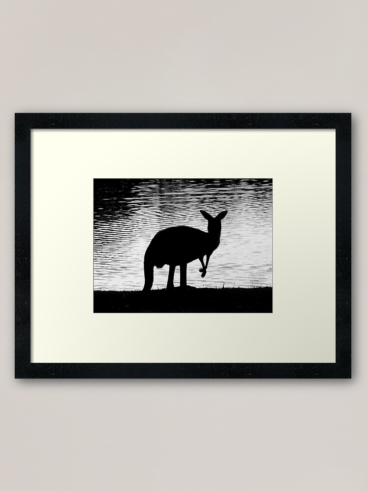 Alternate view of Little Roo'd Framed Art Print