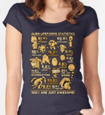 Alien Statistics Women's Fitted Scoop T-Shirt