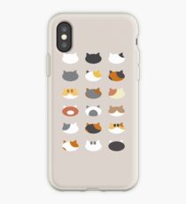 Row of Cats - Neko Atsume iPhone Case