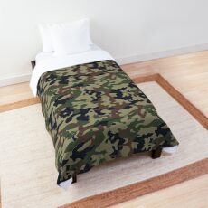 Awesome Camouflage Pattern Woodland Comforter