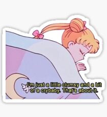 Sleepy Moon Sticker