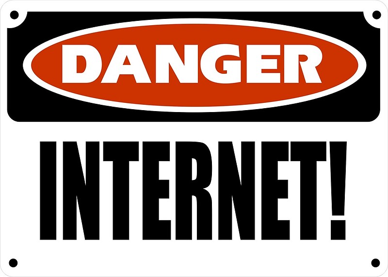 "Danger Internet" Posters by andyray  Redbubble