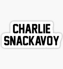 Charlie McAvoy? More like Charlie SnackAvoy, Am I Right? Sticker