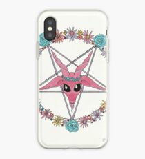 flowery Baphomet iPhone-Hülle & Cover