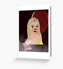 Loren As IT The Clown Greeting Card