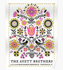 The Avett Brothers Artwork Mc Menamins Edgefield Troutdale, OR Poster