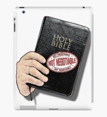 God's Word is Not Negotiable iPad Case/Skin