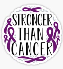 Stronger Than Cancer | Pancreatic Cancer Survivor & Awareness Sticker