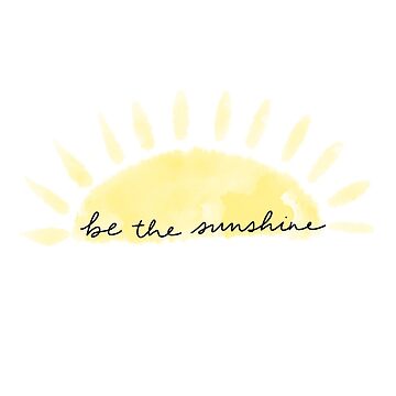 Artwork thumbnail, Be the sunshine by aylanickerson