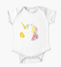 Unicorn Believe in yourself Kurzärmeliger Einteiler