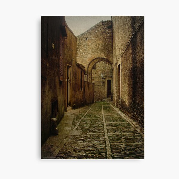 Per antiche vie Canvas Print