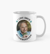 Ich liebe David Attenborough Tasse (Standard)