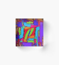 Sequenzielle Schritte Acrylblock