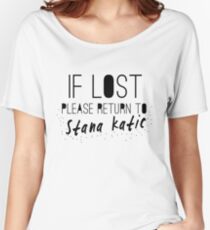 Return to Stana Katic Women's Relaxed Fit T-Shirt