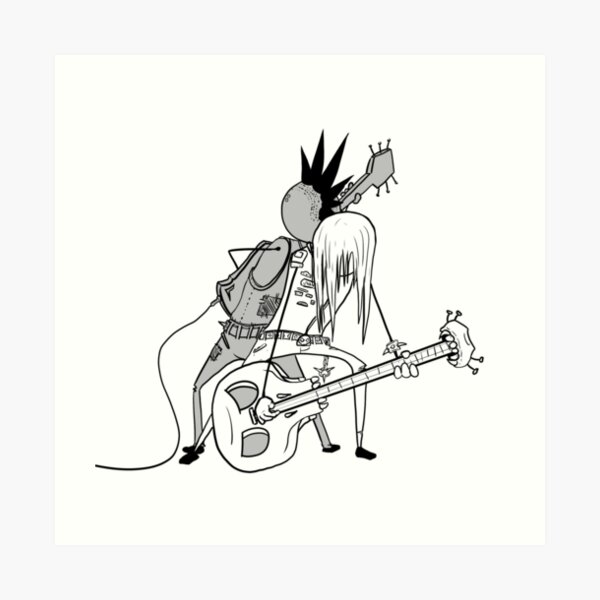 Duo Rock Impression artistique