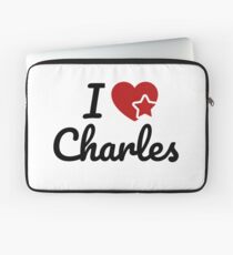 I love Charles Artwork Laptop Sleeve