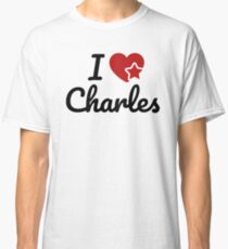 I love Charles, I heart Charly Soul-Mate Classic T-Shirt