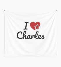 I love Charles Artwork Wall Tapestry