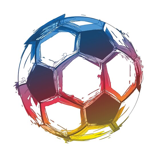 "Soccer Ball Art" Poster by goodspy Redbubble
