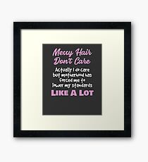 Messy Hair Quotes Wall Art Redbubble