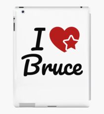 I love Bruce, I heart Bruce Soul-Mate iPad Case/Skin