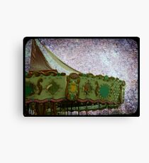 grunge carrousel Canvas Print