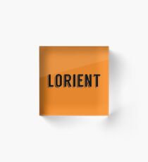 FC Lorient Bloc acrylique