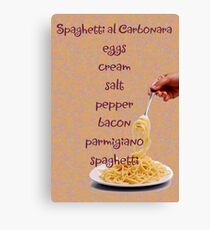 Buon Appetito! Canvas Print