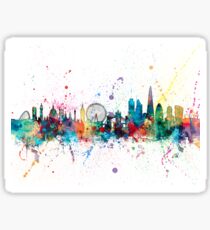 London England Skyline Sticker
