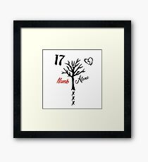 Xxxtentacion Tattoos design Framed Print