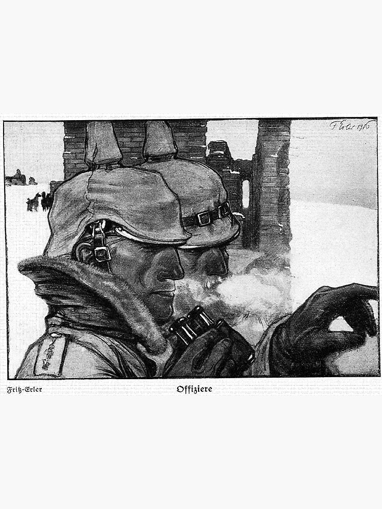 German Officers...WWI, late 1914 by edsimoneit