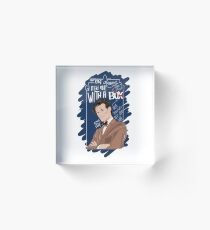 11th doctor Acrylic Block