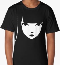 Emily the Strange: Emily's face Long T-Shirt