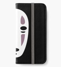 Kein Gesicht - temperamentvoll weg iPhone Flip-Case/Hülle/Klebefolie
