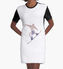 Snowboard Graphic T-Shirt Dress