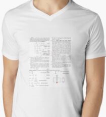 #Physics #business #research #science #medicine #facts #text #time #whitecolor #bright #highkey #copyspace #typescript #inarow #nopeople #concepts #ideas #imagination #security #square #deadline Men's V-Neck T-Shirt