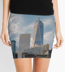 architecture, window, city, apartment, office, modern, house, business, sky, facade, outdoors, balcony, vertica Mini Skirt