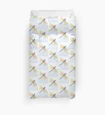 Dragonfly in Yellows Duvet Cover