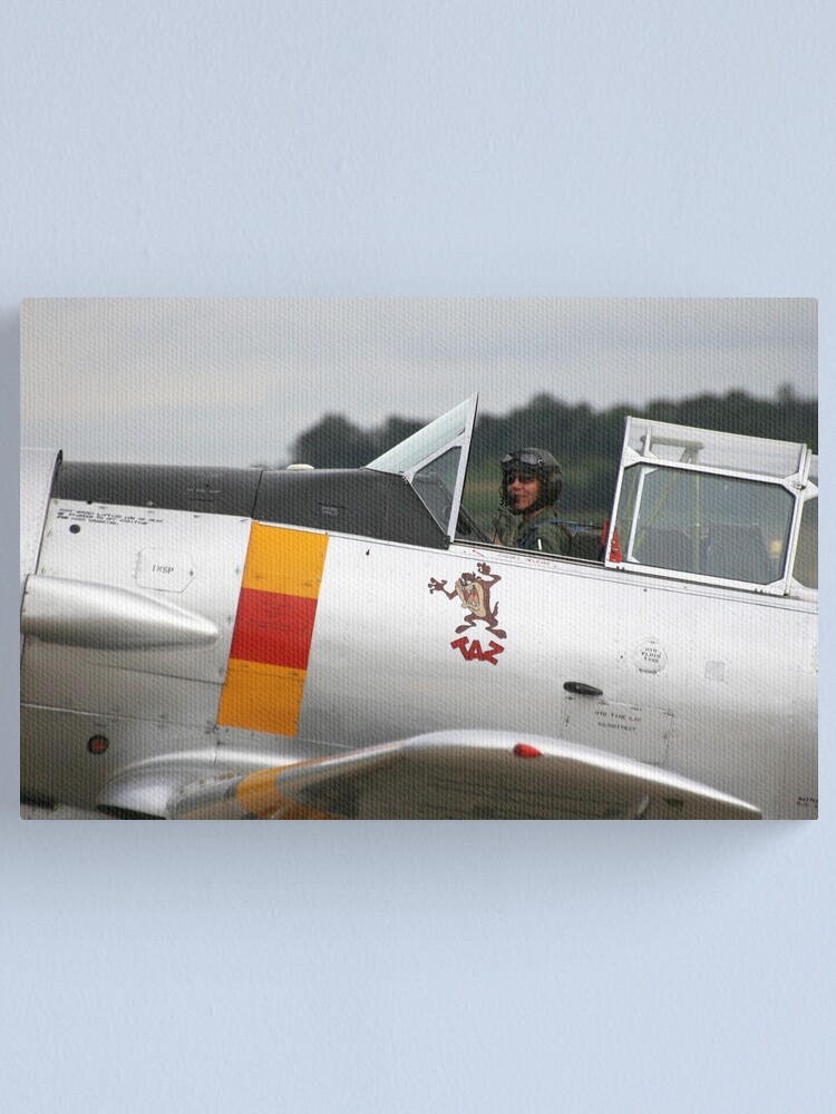 Alternate view of T-6 Harvard Pilot Canvas Print