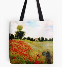 Poppies - Claude Monet 1873 Tote Bag
