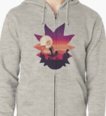 Rick and Morty Run! Zipped Hoodie