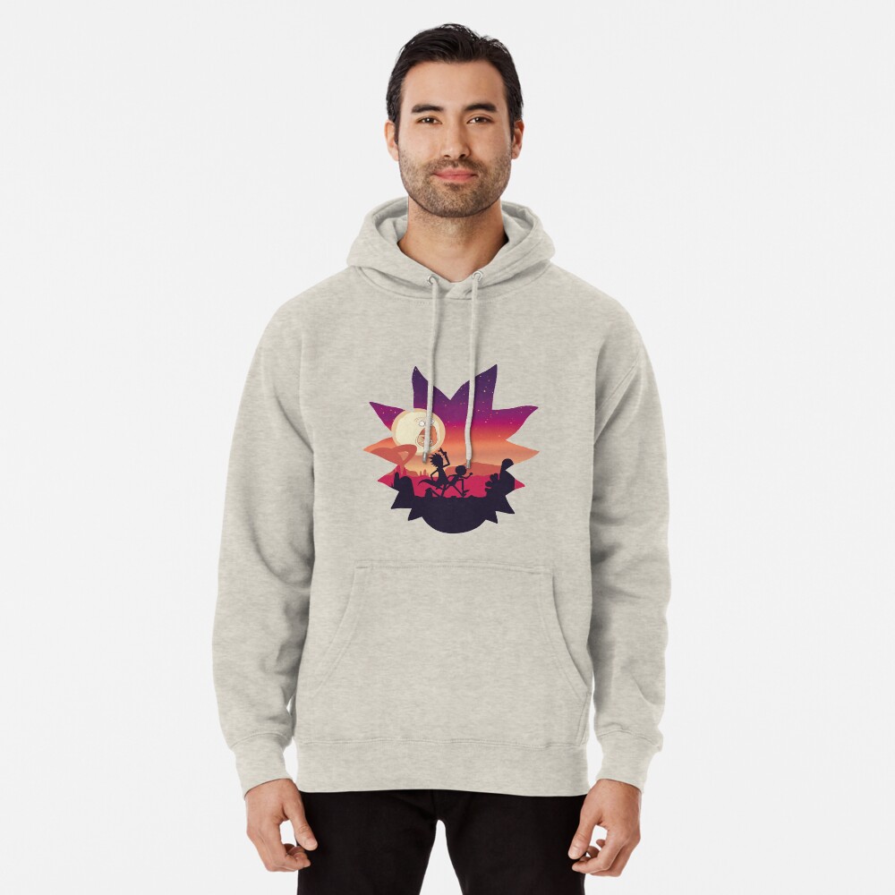 Rick and Morty Run! Pullover Hoodie