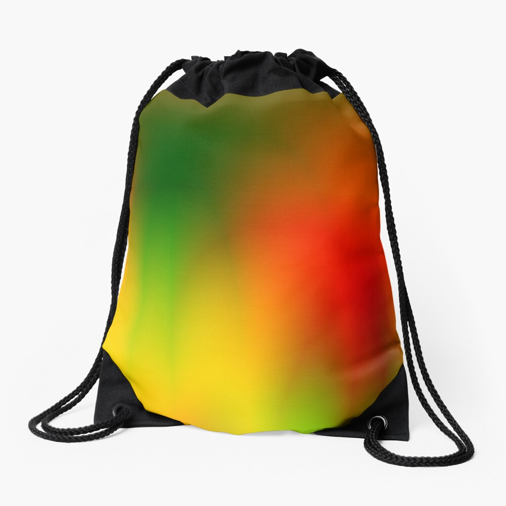 Rasta Splash Drawstring Bag