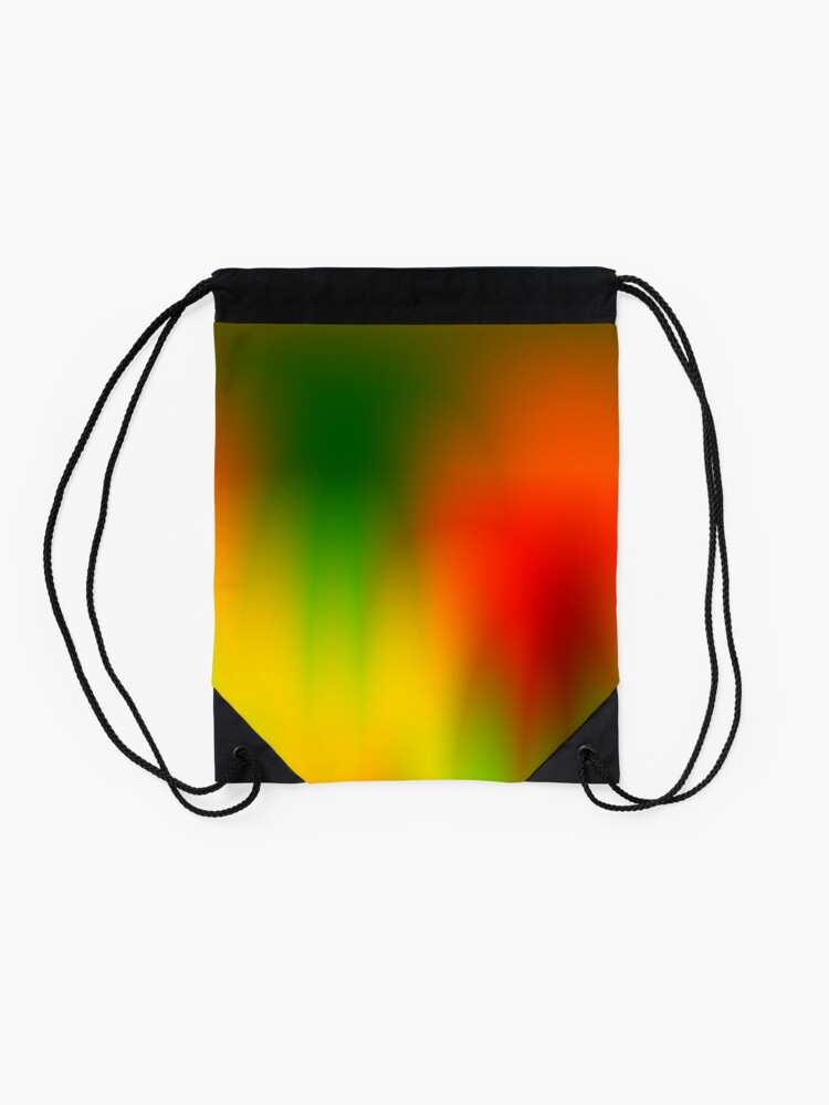 Alternate view of Rasta Splash Drawstring Bag