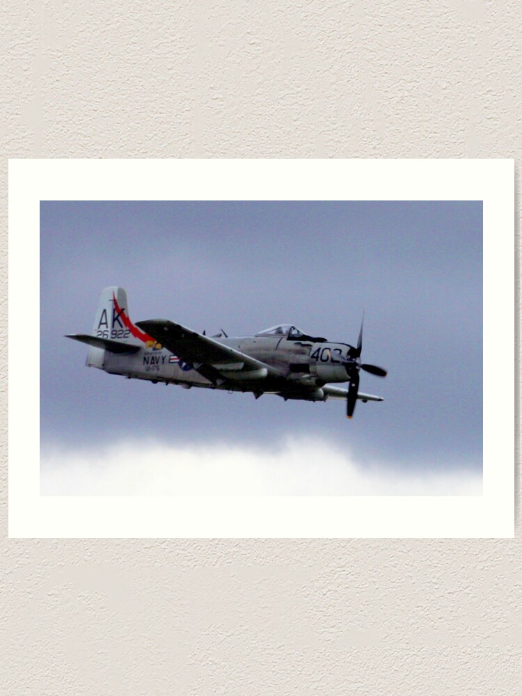 Alternate view of Skyraider! Art Print